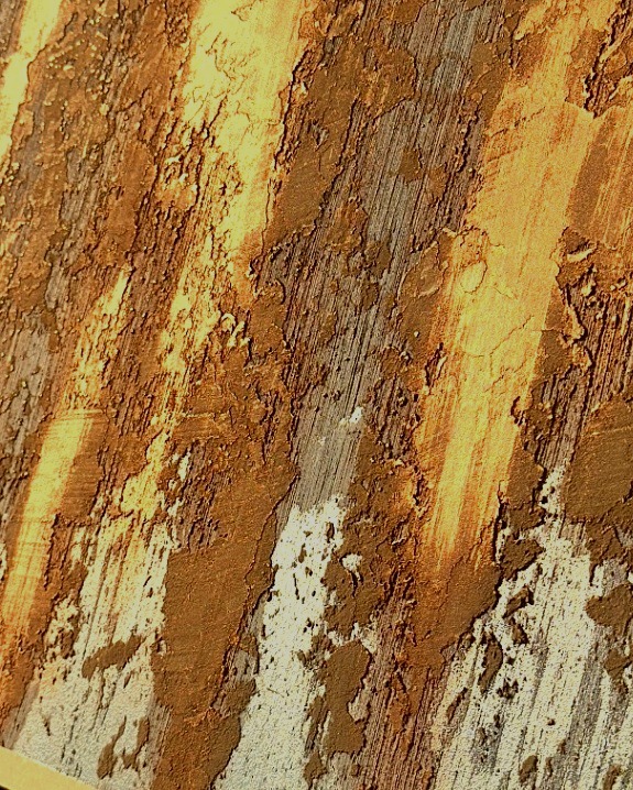 Verdigris Copper — Textured Copper · Slate Base